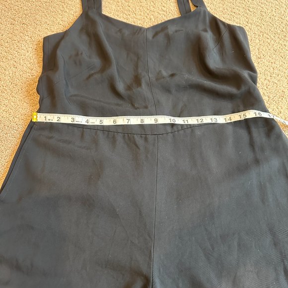 Everlane Japanese GoWeave Slip Jumpsuit Black Size 8 #F-JMPS-TRI-SLP-SL - FLAWED - Picture 4 of 16